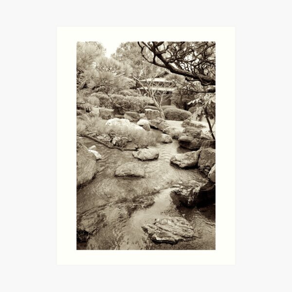 japanese traditional garden view 3 Art Print