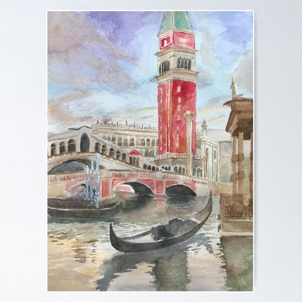 Item preview, Venice Watercolor designed and sold by Laurenod103.
