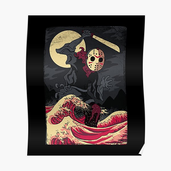 Crystal Lake Demon Jason Voorhees Póster