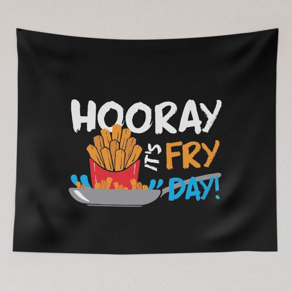 Item preview, Funny French Fries Friday Fry Day designed and sold by Myshelter.