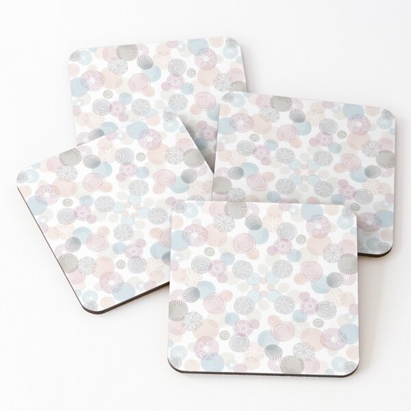 Item preview, “Floral in Pastel Colours” | Flowers And Circles designed and sold by LiseHoltArt.
