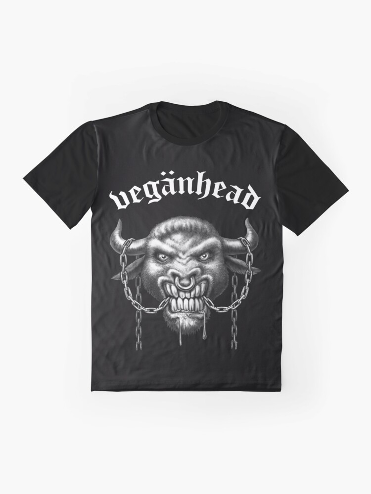 Alternative Ansicht von Veganhead Grafik T-Shirt