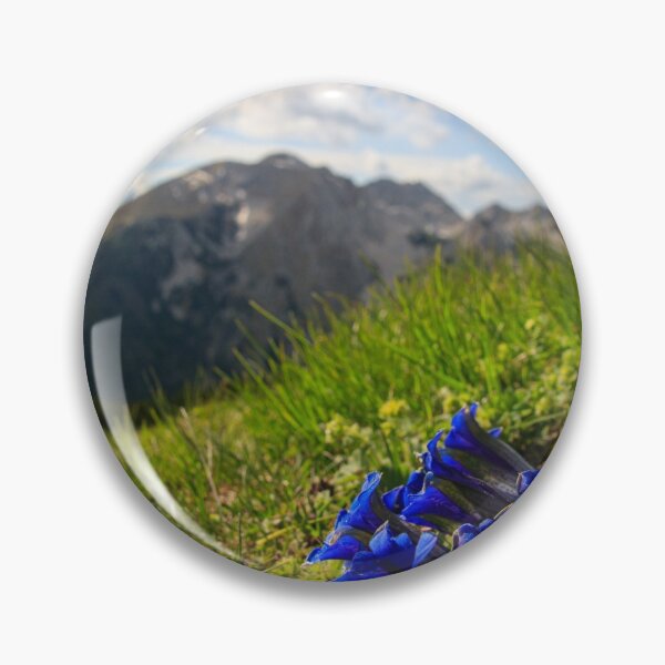 Item preview, Clusius' gentian flowers and mountains designed and sold by Patrik Lovrin.