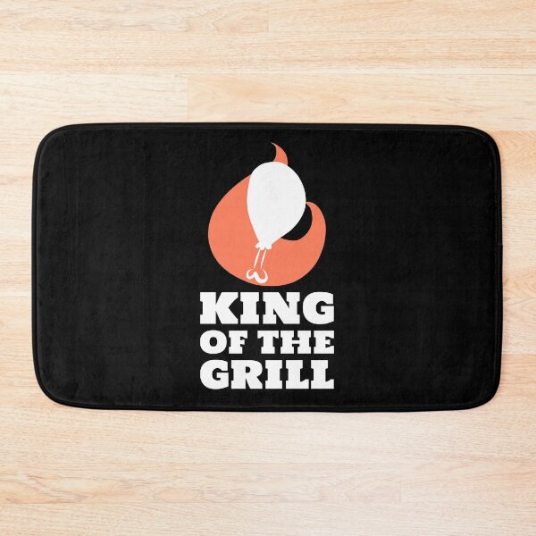 Item preview, King of the Grill Barbecue Turkey Leg Top White designed and sold by quoteology.