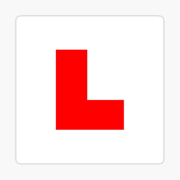 Learner Symbol Sticker