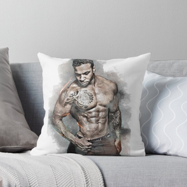 Item preview, Muscular, Shirtless Man With Tattoos Standing Relaxed designed and sold by capefox.