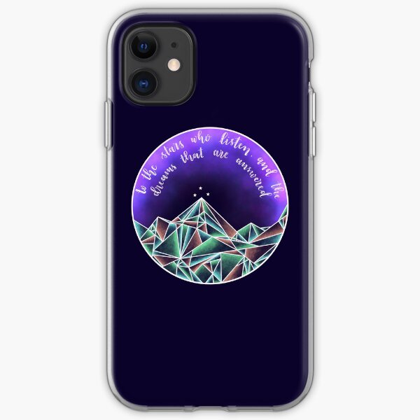 to the stars who listen quote iPhone Soft Case