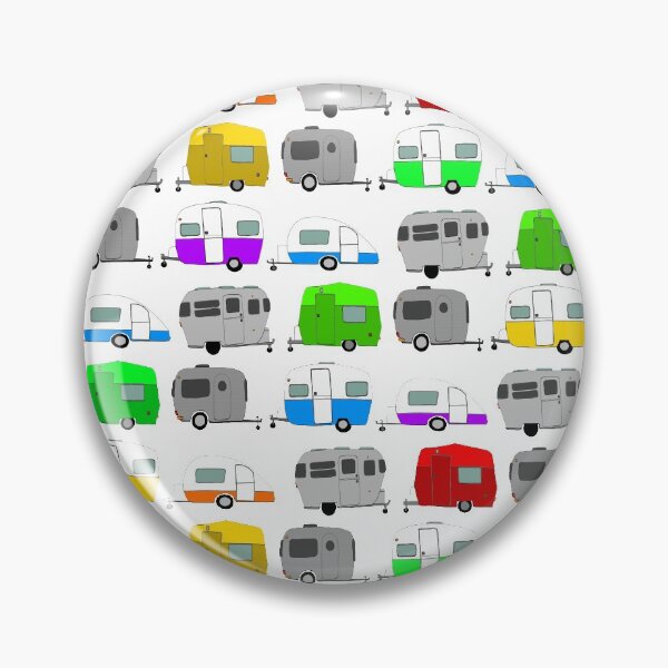Item preview, Rainbow Vintage Caravan Pattern designed and sold by marie scowen.