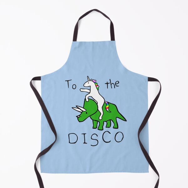 Item preview, To The Disco (Unicorn Riding Triceratops) designed and sold by jezkemp.