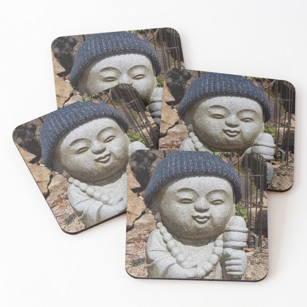 Artikelvorschau,  Jizô Buddha in blauer Kappe entworfen und verkauft von Raspberry-Cat.