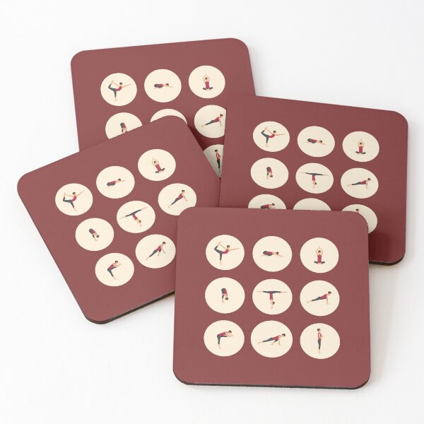 Item preview, Yoga Poses Sticker Pack 2 designed and sold by More than Myriad.