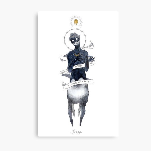 Toothman Metal Print