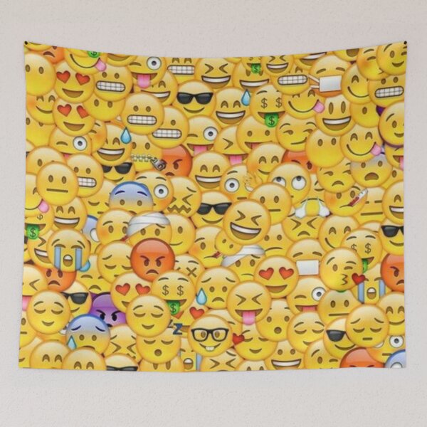 Item preview, Layered Emoji Pattern designed and sold by fudgecream.
