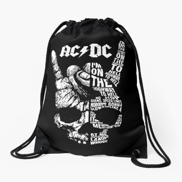 Rock music art / AD Drawstring Bag