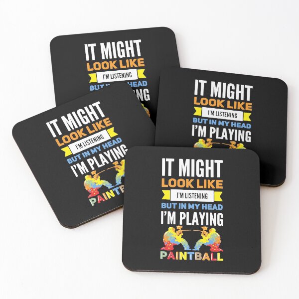 Item preview, Not Listening Funny Paintball Shooting designed and sold by Myshelter.