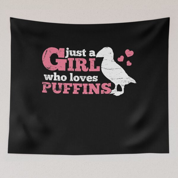Item preview, Puffins Birds Girls designed and sold by 4tomic.