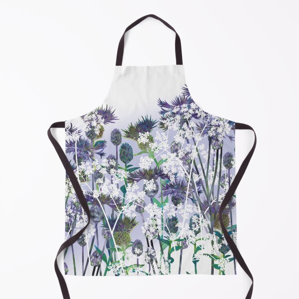 Item preview, Blue Flowers, Centaurea, Knapweed & Cow Parsley designed and sold by Fiona Calder Designs.