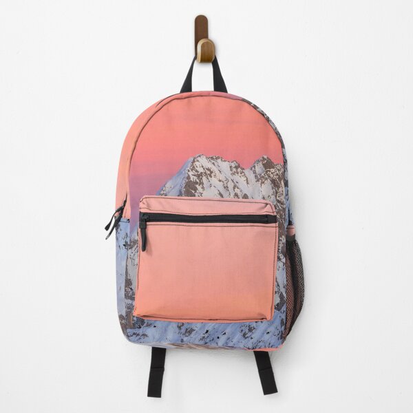Item preview, Glowing sunset sky and snowy mountains designed and sold by Patrik Lovrin.