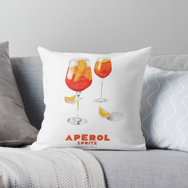 Aperol Spritz Throw Pillow