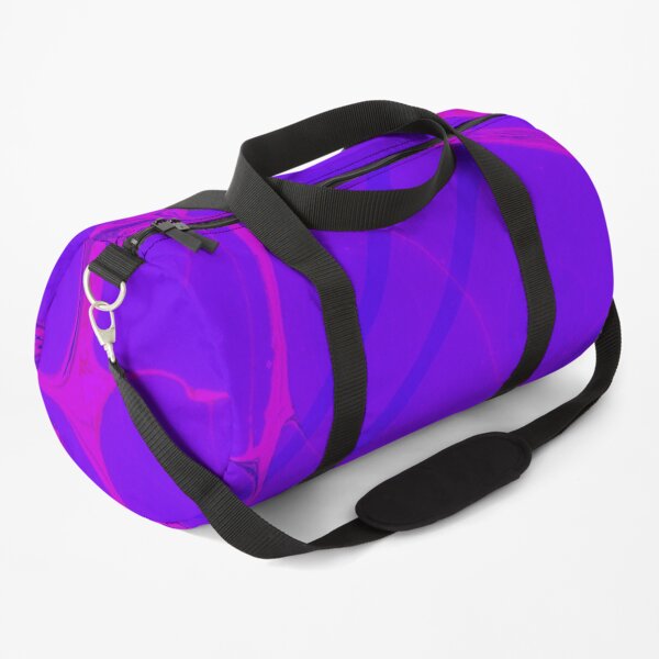 Acid colors paint stains background Duffle Bag
