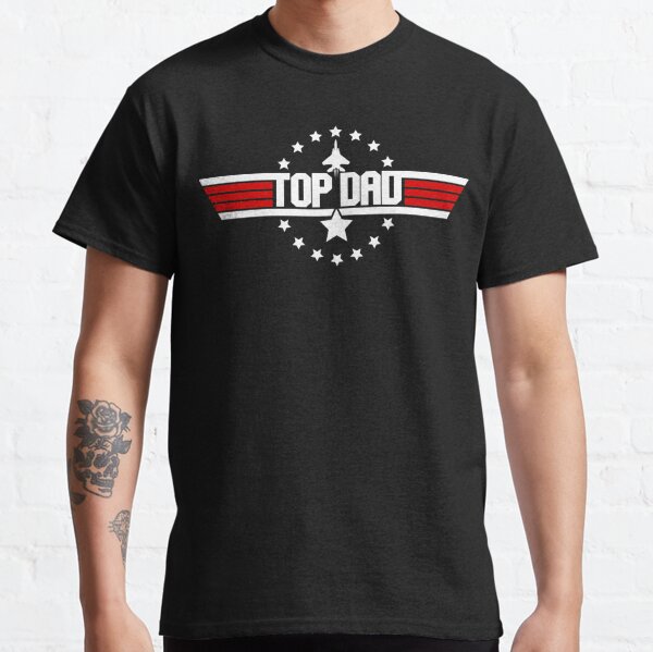 Top Dad Top Gun T-shirt classique