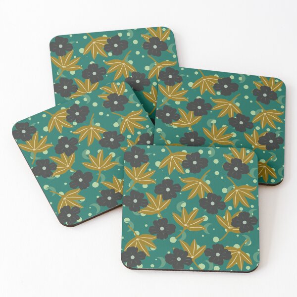 Item preview, Green forest leaves designed and sold by CozyArtCo.