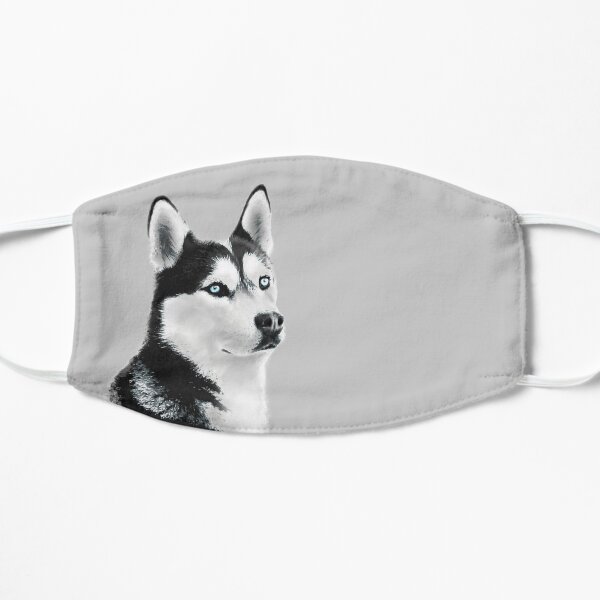 Siberian Husky Flat Mask