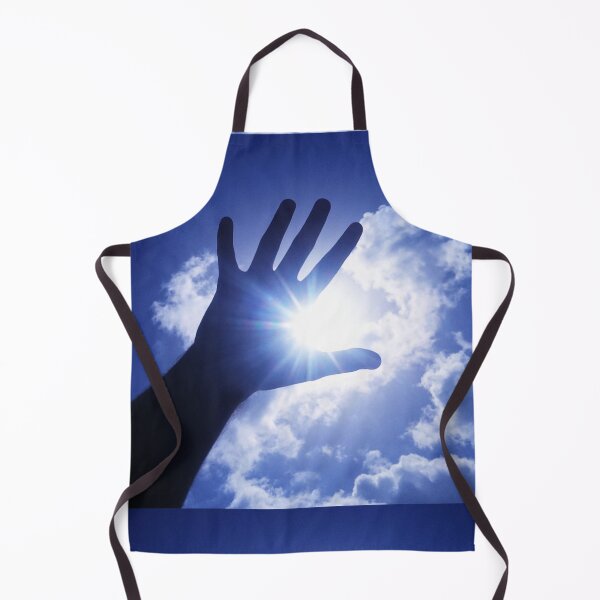 Item preview, Persons hand under blue sky and white clouds during daytime designed and sold by bassel-ad.