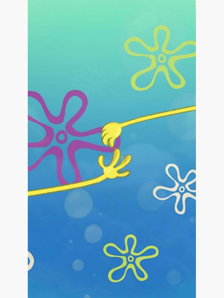 "Spongebob hands" Sticker by Dimitriskompos Redbubble