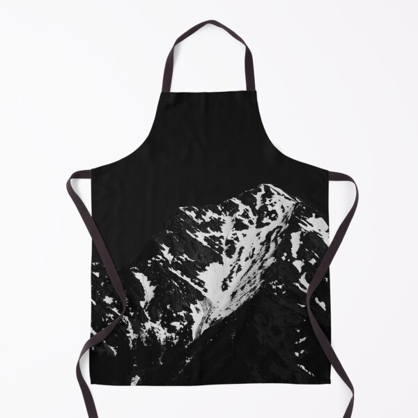 Item preview, Minimalistic black and white snow covered mountain designed and sold by Patrik Lovrin.