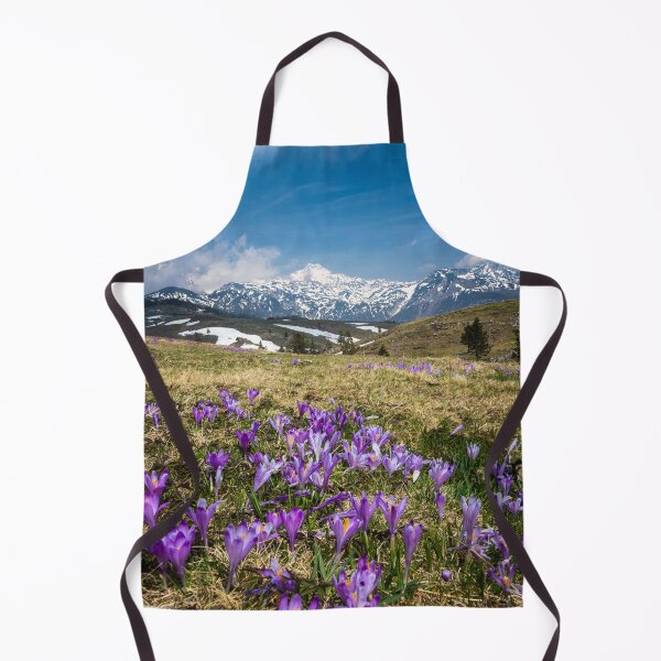 Item preview, Mountains and crocus flowers on Velika Planina, Slovenia designed and sold by Patrik Lovrin.