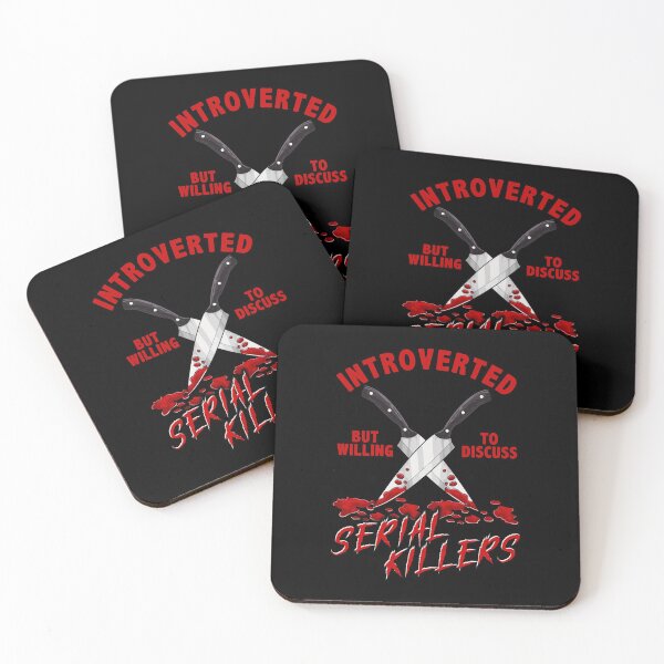 Item preview, Introverted But Willing To Discuss Serial Killers designed and sold by perfectpresents.