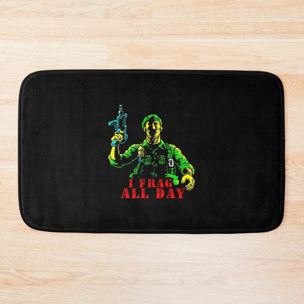 Item preview, I Frag All Day 8 bit art designed and sold by 8FistsofTees.