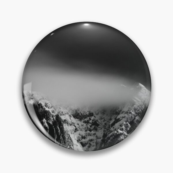 Item preview, Black and white long exposure of clouds above mountain designed and sold by Patrik Lovrin.