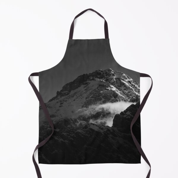 Item preview, Black and white windy snowy mountain designed and sold by Patrik Lovrin.