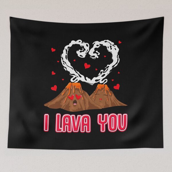 Item preview, Funny I Lava You Volcano Valentine's Day Pun designed and sold by perfectpresents.