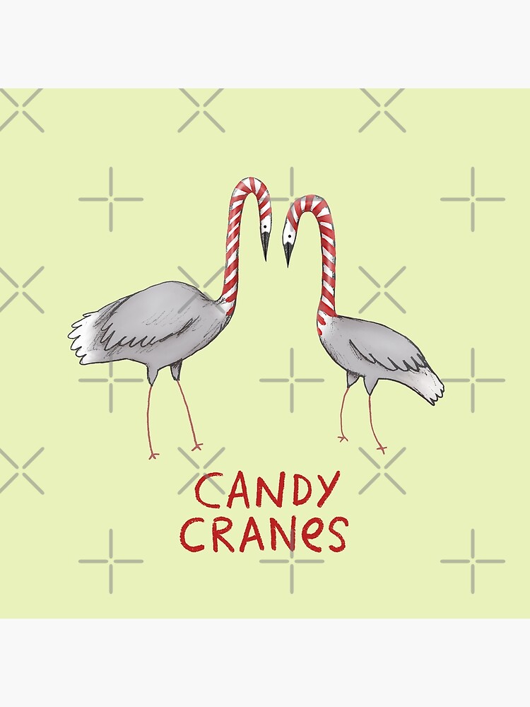 Artwork view, Candy Cranes designed and sold by Sophie Corrigan