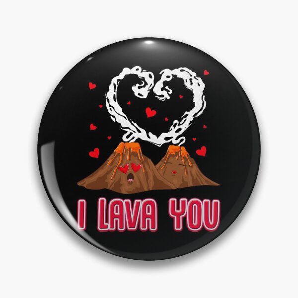 Item preview, Funny I Lava You Volcano Valentine's Day Pun designed and sold by perfectpresents.