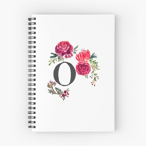 Artikelvorschau, Blumenmonogramm-Aquarell-Buchstabe O entworfen und verkauft von SaraLoone.