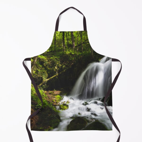 Item preview, Magical waterfall in enchanting green forest designed and sold by Patrik Lovrin.