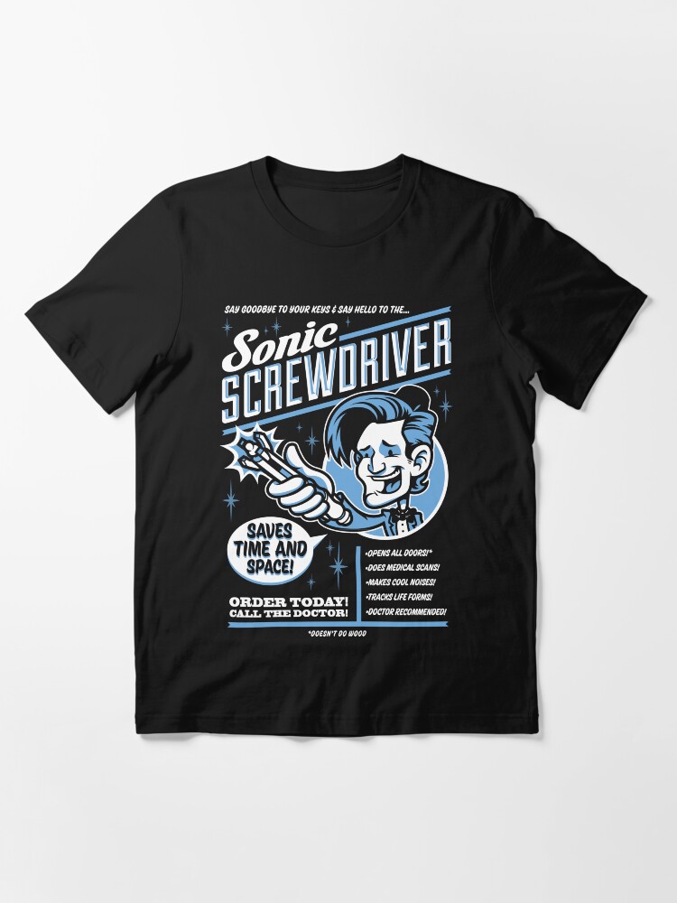 Alternate view of Sonic Screwdriver Ad Essential T-Shirt