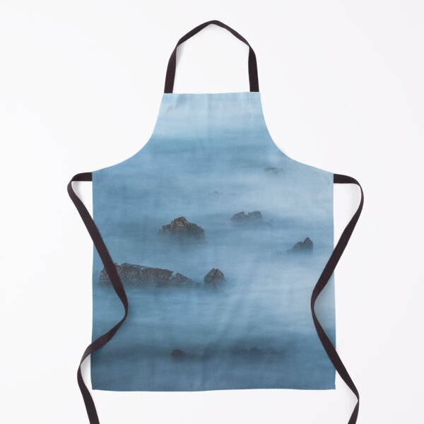 Item preview, Misty blue long exposure of rocks in sea designed and sold by Patrik Lovrin.