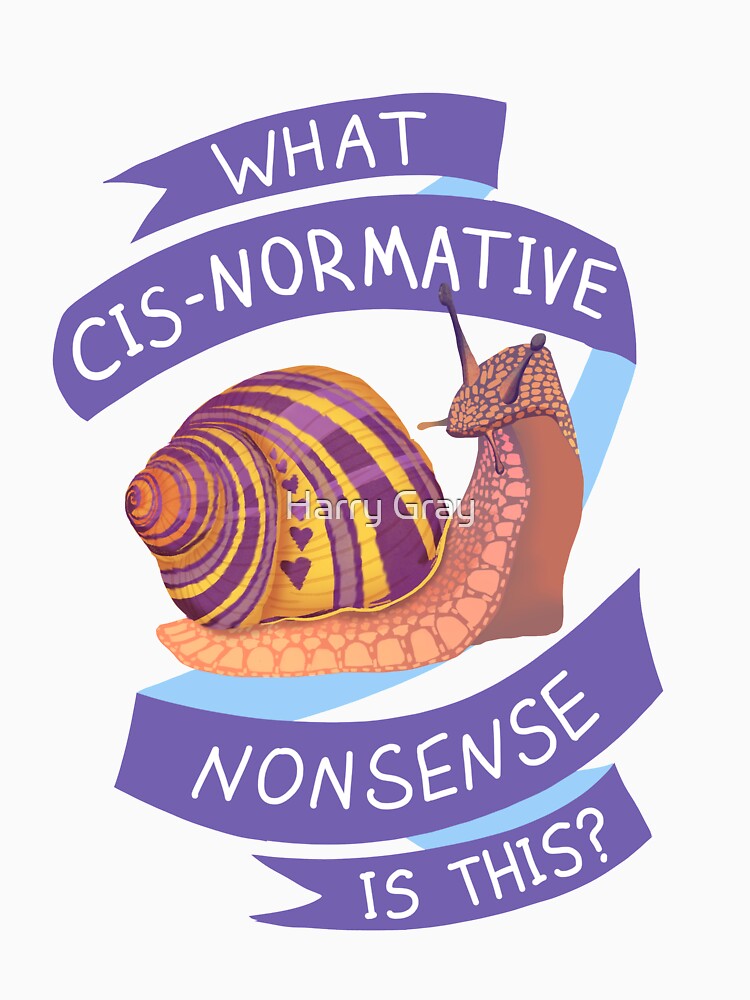 Cisnormative Nonsense Snail by HattieHedgehog