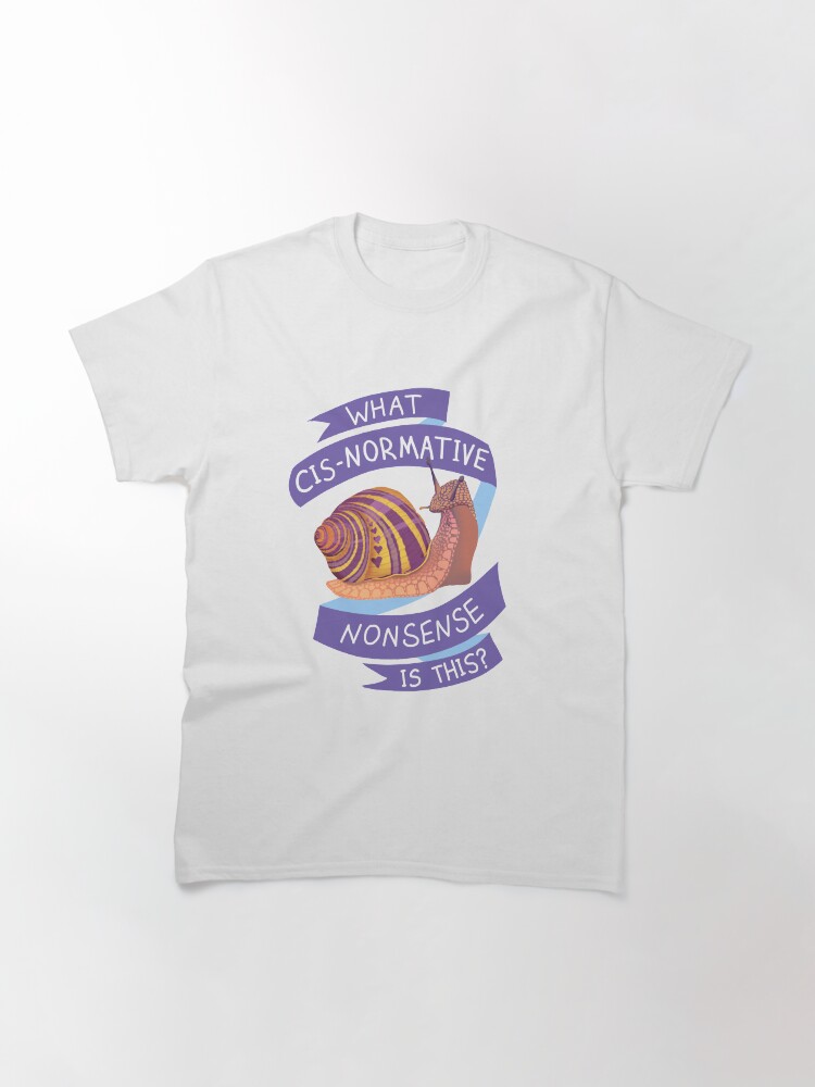 Alternate view of Cisnormative Nonsense Snail Classic T-Shirt