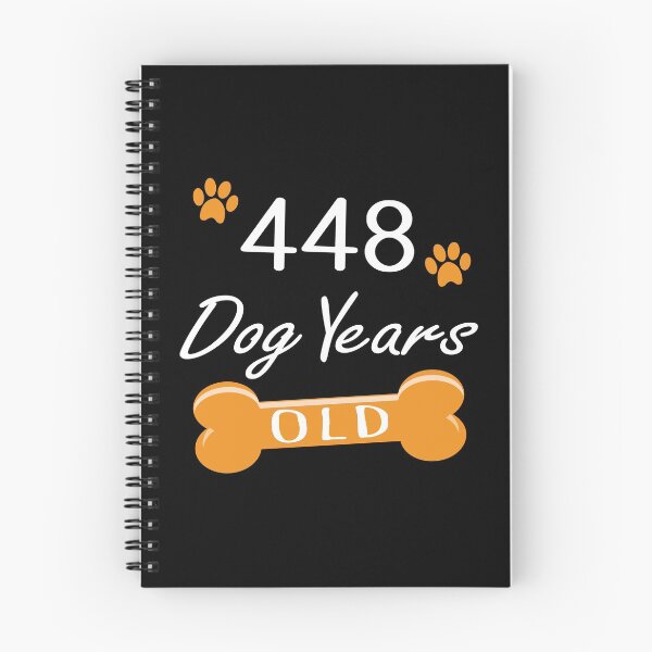 Item preview, 448 Dog Years Old Funny 64th Birthday Puppy Lover print designed and sold by Grabitees.