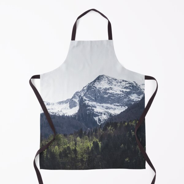 Item preview, Winter and Spring - green trees and snowy mountains designed and sold by Patrik Lovrin.