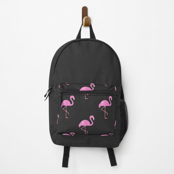Item preview, Pink Flamingo Print on Black Background. designed and sold by cgroenewald.