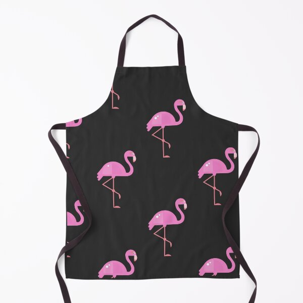 Item preview, Pink Flamingo Print on Black Background. designed and sold by cgroenewald.