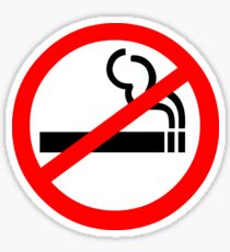 No Smoking Symbol Sticker