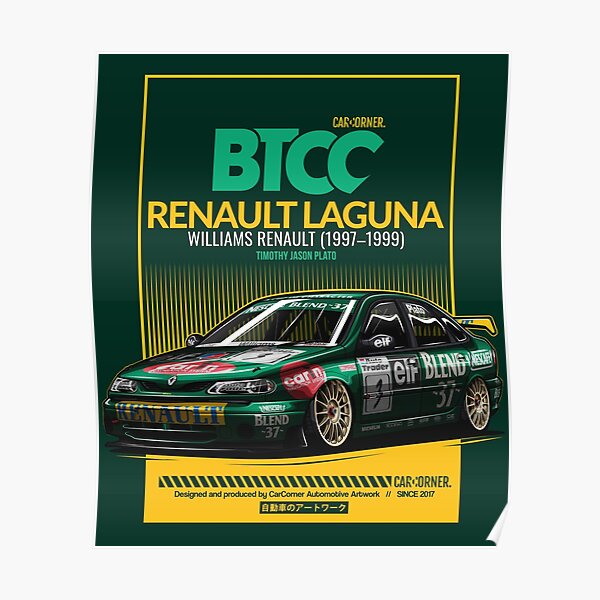 Renault Laguna BTCC - CarCorner Poster